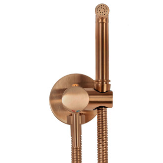 Rea Podomítková bidetová baterie LUNGO LOOP Copper Brush REA-B6314
