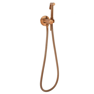 Rea Podomítková bidetová baterie LUNGO LOOP Copper Brush REA-B6314