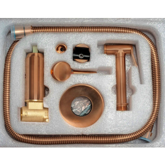Rea Podomítková bidetová baterie LUNGO LOOP Copper Brush REA-B6314
