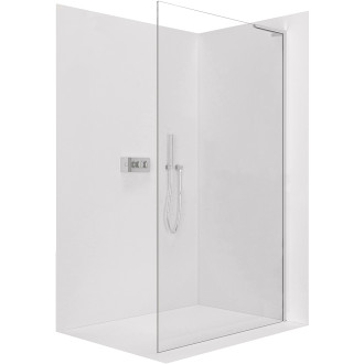 CERANO Sprchová zástěna Walk-in Onyx L/P L-pravá  chrom, transparent sklo 100x200