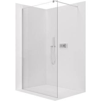CERANO Sprchová zástěna Walk-in Onyx L/P chrom, transp.sklo 50x200 cm CER-DY101-50-200