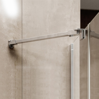 Mereo Novea sprchová stěna Walk in 110 x 200 cm, sklo 8mm,  EASY CLEAN CK10605H