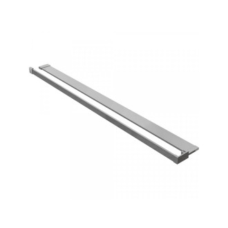 CERANO - Sprchová zástěna Walk-in Onyx L/P + polička/držák na ručníky - chrom, transparentní sklo - 70x200 cm