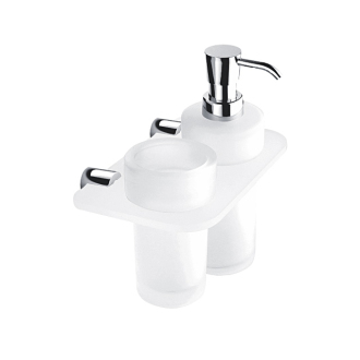 Nimco Bormo BR X3-5831W-26 Dvojitý držák dávkovače a sklenky