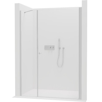 CERANO Sprchové křídlové dveře Antelo L/P chrom, transp.sklo 80x30 cm CER-435830
