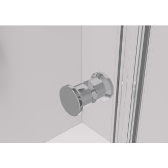 CERANO Sprchové skládací dveře Volpe L/P chrom, transparentní sklo 80x190 cm CER-423297