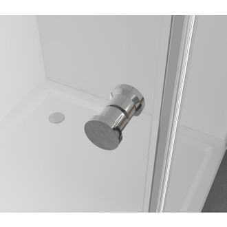 CERANO Sprchový kout Antelo L/P chrom, transparent sklo 80x70 křídlový