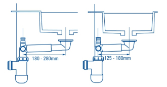 DEANTE TEMISTO CDTD6U6S Konstrukce s umyvadlem a zásuvkou 660X500mm