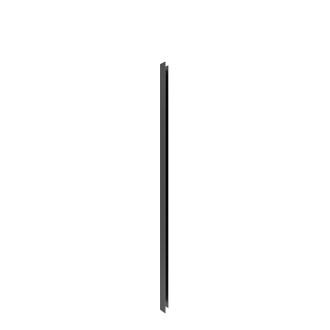 CERANO Stěnový profil pro instalaci do niky Marino a Volpe L/P černá mat. 190cm CER-425026