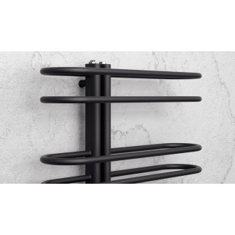 CERANO Sušák ručníků Luminifer 215W černá matná 600x530 mm CER-5360B