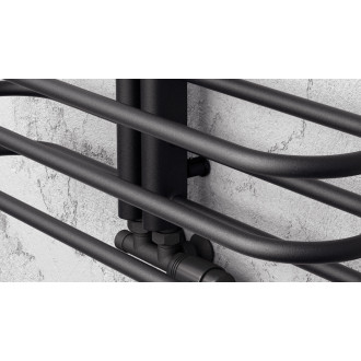 CERANO Sušák ručníků Luminifer 215W černá matná 600x530 mm CER-5360B