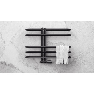 CERANO Sušák ručníků Luminifer 215W černá matná 600x530 mm CER-5360B