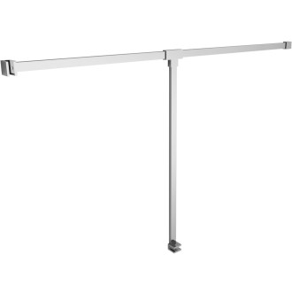 CERANO T spojka pro sprchovou vzpěru chrom CER-476870