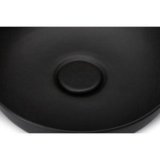 CERANO Umyvadlo na desku Moana černá matná ? 42 cm CER-403353