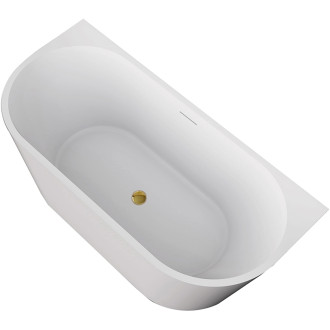 CERANO Volně stojící akrylátová vana Grazia bílá lesklá 170x80 cm CER-413624