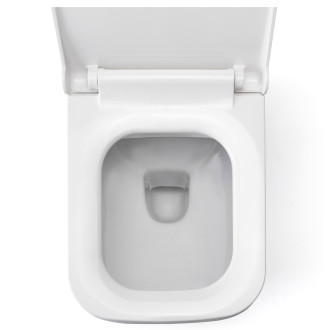 CERANO Závěsná WC mísa Quartz + sedátko Quartz, softclose bílá lesklá 36x49 cm CER-425590