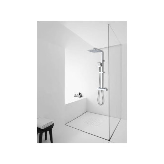 TUANA Nástěnný posuvný sprchový set Titan chrom 95-127 cm TU-427507