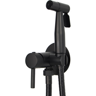 CERANO Podomítková bidetová baterie Allegra černá mat CER-440192