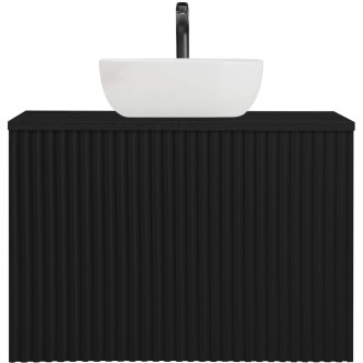 TUANA - Koupelnová skříňka pod umyvadlo Merito - černá matná - 60x50x43 cm