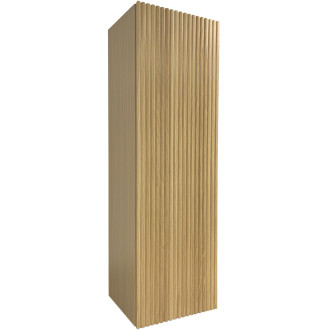 TUANA - Koupelnová skříňka vysoká Merito - přírodní - 35x120x28 cm