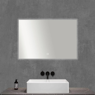 TUANA - Koupelnové LED zrcadlo Mero - 80x70 cm