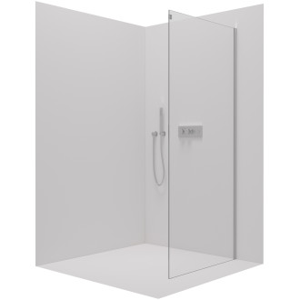 CERANO Sprchová zástěna pro dveře Santoro L/P 8mm chrom, transp sklo 90x195 jednodílná