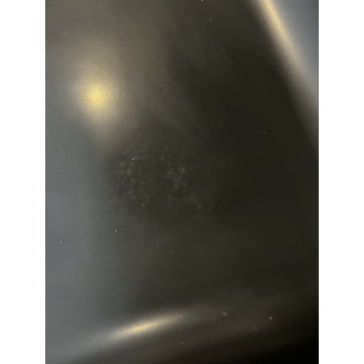 CERANO - Umyvadlo na desku z litého mramoru Ora - černá matná - 54x36 cm - 2.JAKOST