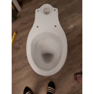 CERANO - WC kombi Hector - bílá - zadní odpad - II. Jakost