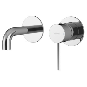 ULTRAMIX podomítková dvouprvková umyvadlová baterie, hubice 10cm, chrom