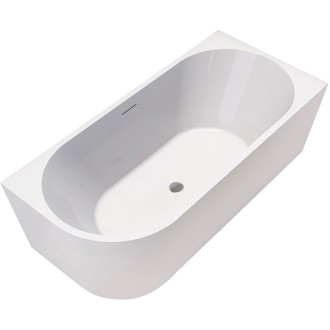 CERANO Volně stojící akrylátová vana Bianco, pravá bílá matná 170x80