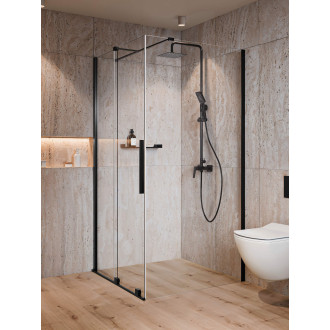 Deante PRIZMA Walk-In sprchová stěna, 100 cm, černá KTJ_N30P