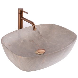 REA Umyvadlo na desku Freja Beige REA-U6647