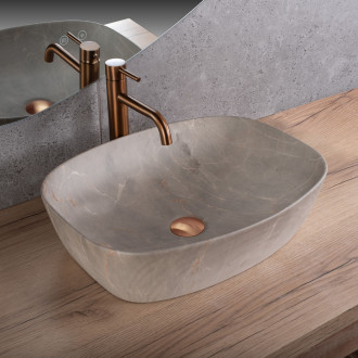 REA Umyvadlo na desku Freja Beige REA-U6647