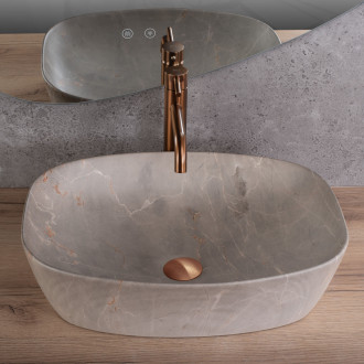 REA Umyvadlo na desku Freja Beige REA-U6647