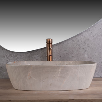 REA Umyvadlo na desku Freja Beige REA-U6647