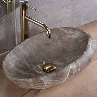 REA Umyvadlo na desku Roxy B Stone Nature REA-U6650