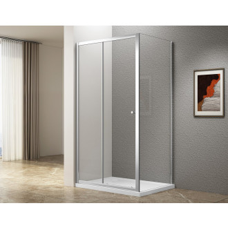 UGGA boční stěna, 800mm, čiré sklo ATP80