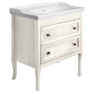RETRO umyvadlová skříňka 83,5x80x43cm, starobílá 1631