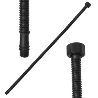 RAV SLEZÁK flexibilní hadice (vlnovec) M10x1 G 1/2 35 cm černá - matná IT0012CMAT