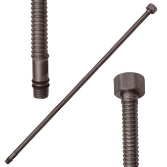 RAV SLEZÁK flexibilní hadice (vlnovec) M10x1 G 3/8 40 cm metal grey kartáčovaná IT0438MGK