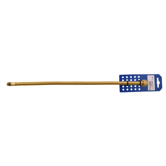 RAV SLEZÁK flexibilní hadice (vlnovec) M10x1 G 1/2 35 cm zlatá - kartáčovaná IT0012ZK
