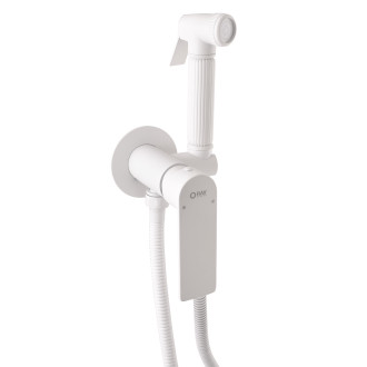 RAV SLEZÁK NIL Baterie bidetová vestavěná s kovovou sprchou bílá - matná NL143/1BMAT