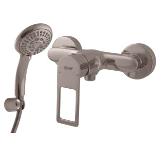 NIL - Sprchový set s baterií, Metal Grey - lesklá NL281.5/1MGL, RAV Slezák