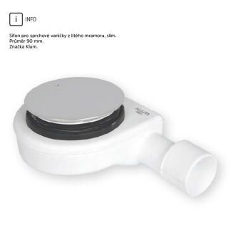 Mereo Sprchová vanička, obdélník, 120x100x3 cm, litý mramor, bílá, bez nožiček CV81M