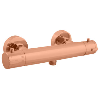 RAV SLEZÁK Baterie termostatická sprchová vývod 3/4“ zlatá růžová kartáčovaná TRM81.5ZRK
