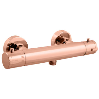 RAV SLEZÁK Baterie termostatická sprchová vývod 3/4“ zlatá růžová lesklá TRM81.5ZRL