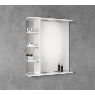 KORIN STRIP zrcadlo s LED osvětlením a policemi 50x70x12cm KO355S