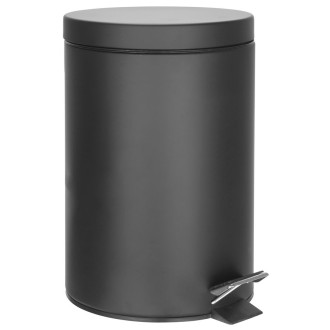 SIMPLE LINE odpadkový koš kulatý 3l, černá mat 26103 59042