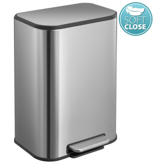Odpadkový koš 12l, Soft Close, nerez mat DR102 59044