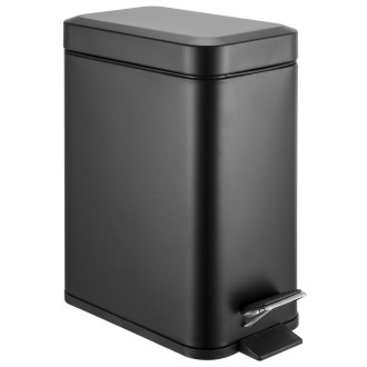SIMPLE LINE odpadkový koš obdélníkový 5l, černá mat GAQ005B 59046